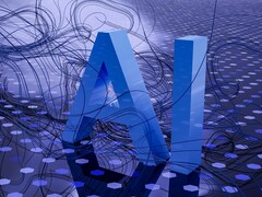 Uma imagem decorativa que soletra &quot;AI&quot; (Fonte da imagem: Steve Johnson via Unsplash; cortada)