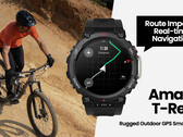 As características do T-Rex 2 recebem uma atualização. (Fonte: Amazfit)