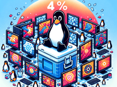 Se essa tendência continuar, o desktop Linux poderá ultrapassar a marca de 5% no futuro (Figura: gerada com o Dall-E 3).