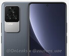 Xiaomi provavelmente lançará o Redmi K50 Pro sob diferentes nomes fora da China. (Fonte de imagem: OnLeaks &amp; Zouton)