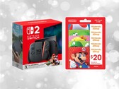 Switch 2 Mario Kart World Bundle com cartões-presente da Nintendo eShop (Fonte da imagem: Nintendo of America, Sam's Club com edições)