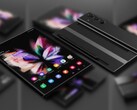 A Samsung Galaxy Z Fold Note ostenta um sistema de três câmeras neste conceito de rendição. (Fonte de imagem: LetsGoDigital - editado)