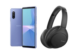 A Sony irá empacotar o WH-CH710N com pré-encomendas Xperia 10 III. (Fonte da imagem: Sony)