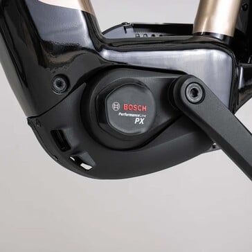 Ele é equipado com um motor de acionamento central Bosch PX
