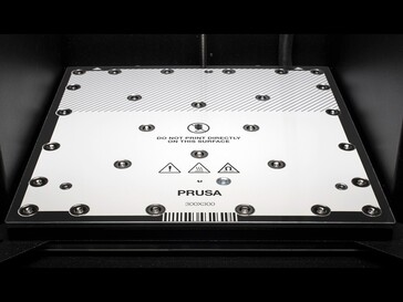 O heatbed atualizado no Core One L. (Fonte da imagem: Prusa)