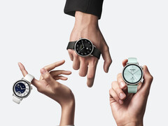A Xiaomi revelou que o Watch S4 41 mm será lançado mundialmente com três opções de cores. (Fonte da imagem: Xiaomi - editado)