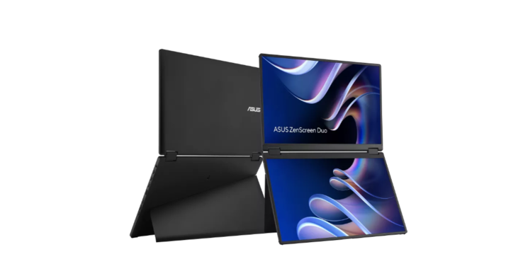 Design do Asus ZenScreen Duo