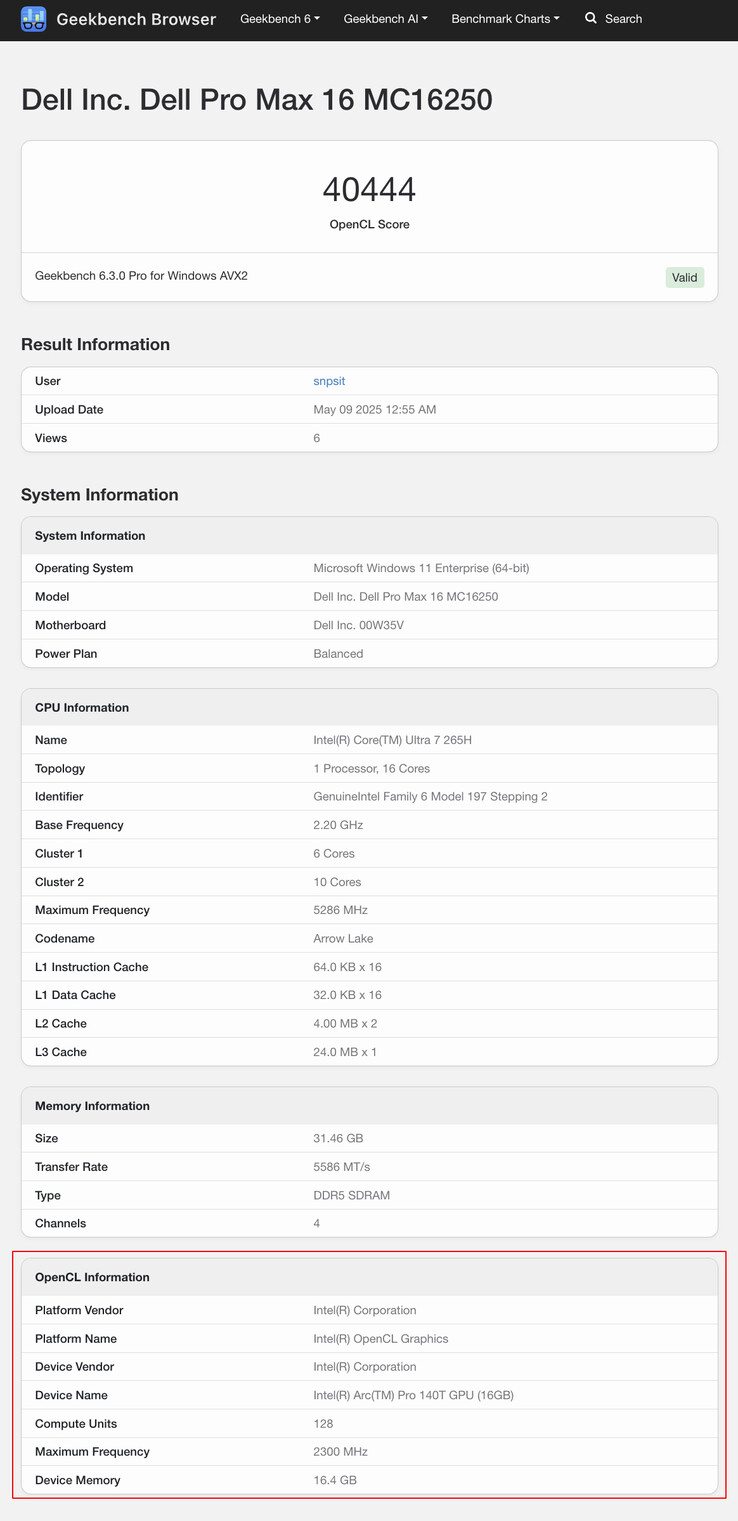 (Fonte da imagem: Geekbench - editado)
