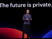 Mark Zuckerberg, CEO da Meta, na F8 2019. Fonte da imagem: Meta