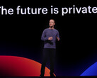 Mark Zuckerberg, CEO da Meta, na F8 2019. Fonte da imagem: Meta