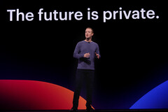 Mark Zuckerberg, CEO da Meta, na F8 2019. Fonte da imagem: Meta