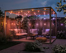 A Philips Hue está ampliando sua linha de iluminação Festavia, que inclui, entre outros produtos, as luzes em forma de globo para uso externo ilustradas aqui.