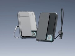 O novo banco de energia magnético Sharge Icemag 3 traz a clássica câmera Sony Cybershot de volta à vida. (Fonte da imagem: Sharge)