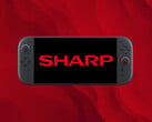 Console Switch 2 exibido com tela LCD da Sharp