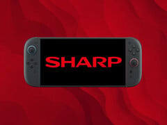 Console Switch 2 exibido com tela LCD da Sharp