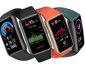 A Huawei Band 6 recebeu novas características e otimizações este mês. (Fonte da imagem: Huawei)