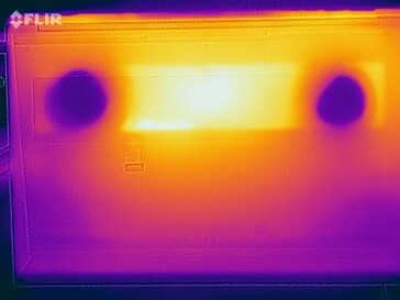 Teste de estresse das temperaturas de superfície (fundo)