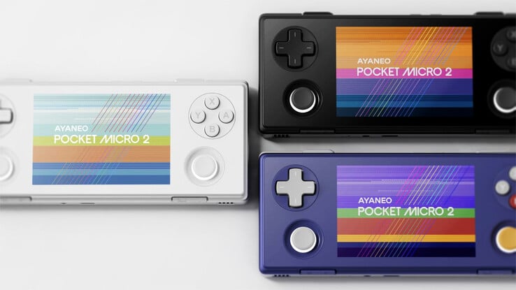 A Ayaneo comercializa o Pocket Micro 2 em três acabamentos.