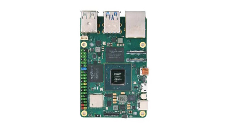 Os pinos GPIO estão integrados (Fonte da imagem: Eswin)