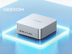 O próximo mini-PC da Geekom tem uma aparência relativamente discreta. (Fonte da imagem: Geekom)