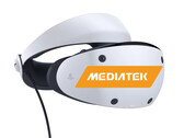 A MediaTek desenvolverá os chips que alimentam o fone de ouvido PS VR2. (Imagem via Sony e MediaTek c/ edições)