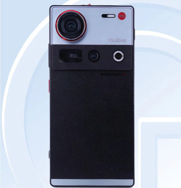 Um suposto visual do Nubia Z70S Ultra Photographer Edition. (Fonte da imagem: TENAA)