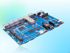 A BPI-R4 Lite é uma nova placa de desenvolvimento com muitas opções de conectividade de rede (Fonte da imagem: Banana Pi)