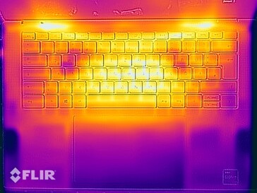 Teste de estresse de temperatura da superfície (topo)