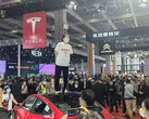 Não é a primeira vez que os proprietários da Tesla protestam contra a falha dos freios na China (imagem: CNEVPost) 