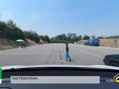 Teste de segurança do Modelo Y com manequim infantil (imagem: Euro NCAP)