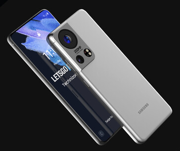 Samsung Galaxy S22 Ultra concept render (imagem via LetsGoDigital)
