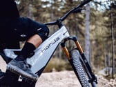 Protótipo da bicicleta de montanha elétrica Honda e-MTB
