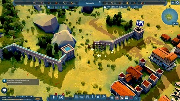 Na foto: Uma captura de tela do jogo Nova Roma.