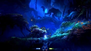 Na imagem: uma captura de tela do jogo “Ori and the Will of the Wisps”.