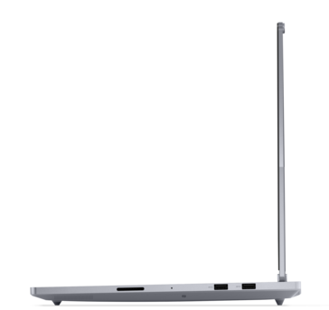 O lado direito do laptop abriga uma porta USB-A, duas portas Thunderbolt 4 (USB-C), um conector de fone de ouvido e uma porta HDMI. (Fonte da imagem: Lenovo)