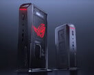 O ROG NUC (2025) vem em um único acabamento destinado a ser usado verticalmente. (Fonte da imagem: Asus)