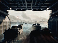 Um frame do trailer de revelação do Battlefield 6 para um jogador. (Fonte da imagem: Steam)