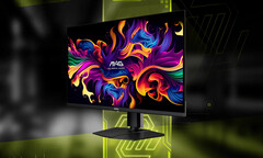 A MSI ainda não definiu uma data de lançamento para seus novos monitores para jogos QD-OLED de 31,5 polegadas. (Fonte da imagem: MSI)