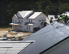 Telhado solar da Tesla: Comunidades sustentáveis no leste dos EUA (Imagem: Tesla)