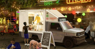 O IMV 0 aparentemente pode ser convertido em um food truck. (Fonte da imagem: Toyota)