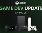 Banner do Xbox Game Dev Update para o próximo show da Microsoft.