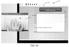 O método da Microsoft para permitir a emulação por toque em um display sem toque (Fonte: Patent Scope).