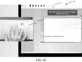 O método da Microsoft para permitir a emulação por toque em um display sem toque (Fonte: Patent Scope).
