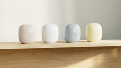 O Google Nest Wifi Pro vem em quatro cores. (Fonte de imagem: Google)