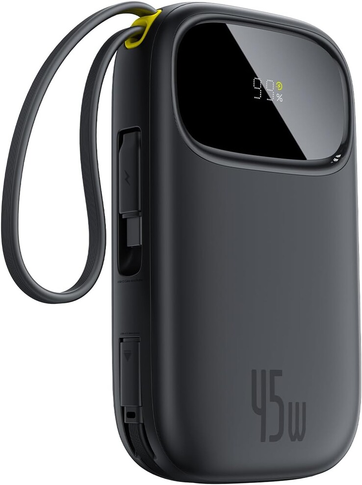 O banco de energia Baseus Qpow3 45W 20000mAh. (Fonte da imagem: Baseus)