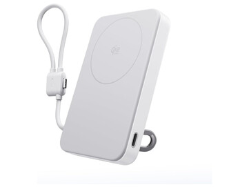 Ele também tem uma porta USB-C extra e um cabo USB-C de 36 W integrado. (Fonte da imagem: EcoFlow via Amazon)