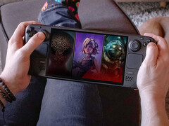 A The 2K Collection da Green Man Gaming expirará em 11 de dezembro de 2025. Na foto: Steam Deck com a foto da capa do pacote. (Fonte da imagem: Valve e GMG - editado)