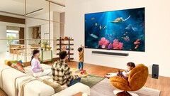 A LG apresenta suas TVs QNED 2024. (Fonte: LG)