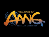 O cartão de título de The Legend of Aang: O Último Mestre do Ar.