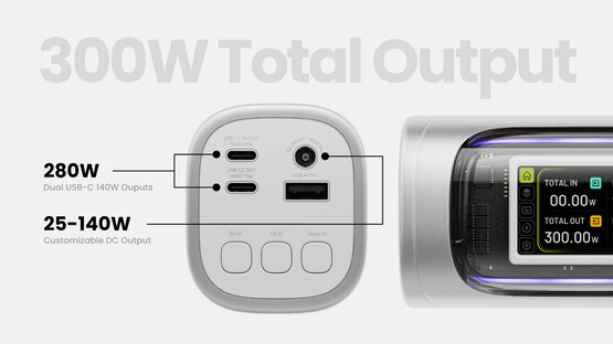 Configuração da porta do banco de potência